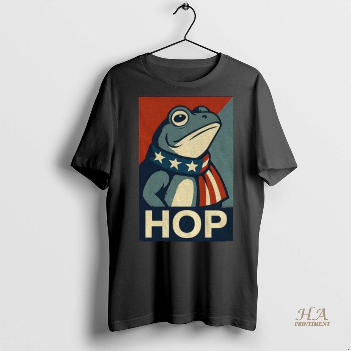 Official Portland Hop Frog Anti Fascist Political Parody Retro Shirt