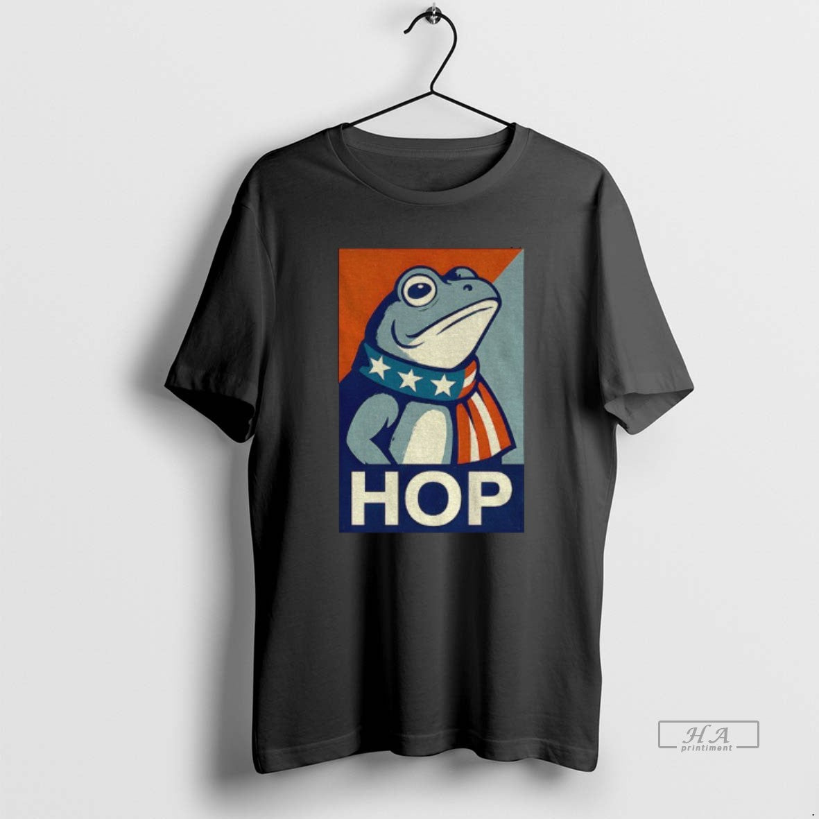 Official Portland Hop Frog Political Parody American Flag Frog Gift