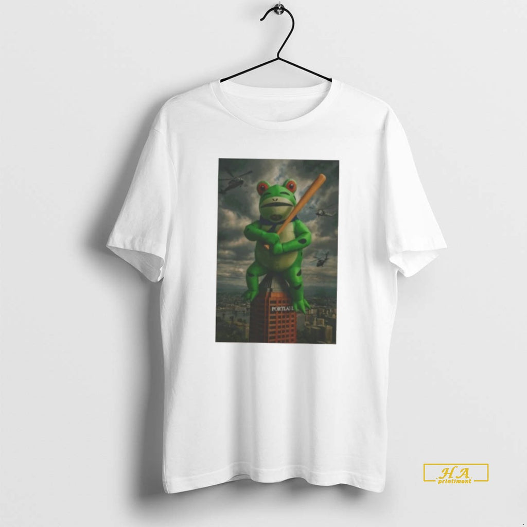 Official Portland Hero Anti Ice Frog Graphic