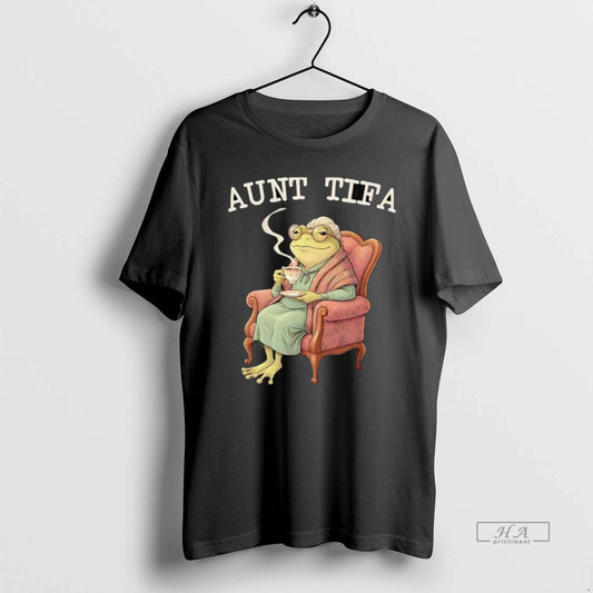 Official Portland Frog Protest Aunt Tifa Anti Ice