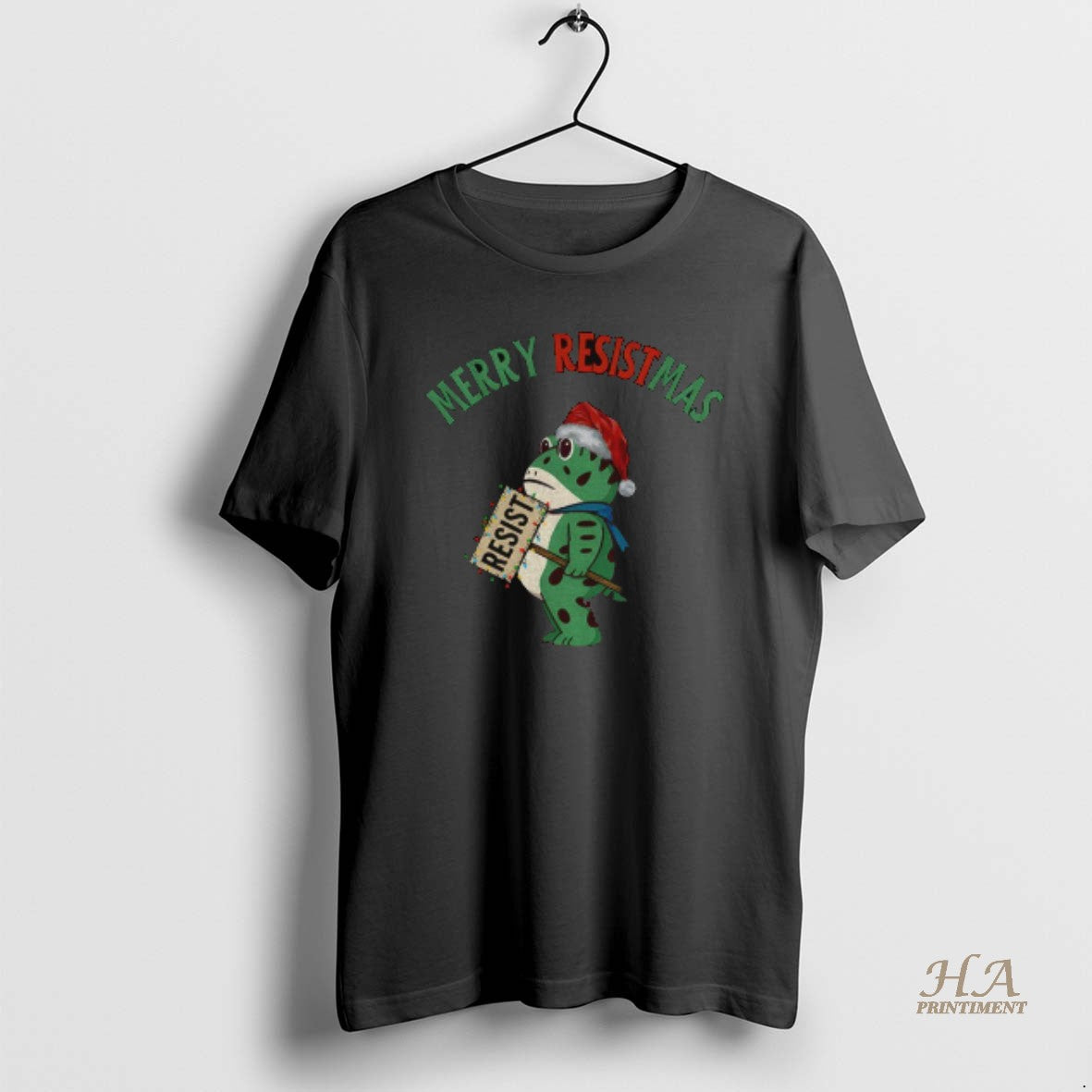 Official Portland Frog Protest Resist Fascism Antifa Protest Merry Resistmas Christmas
