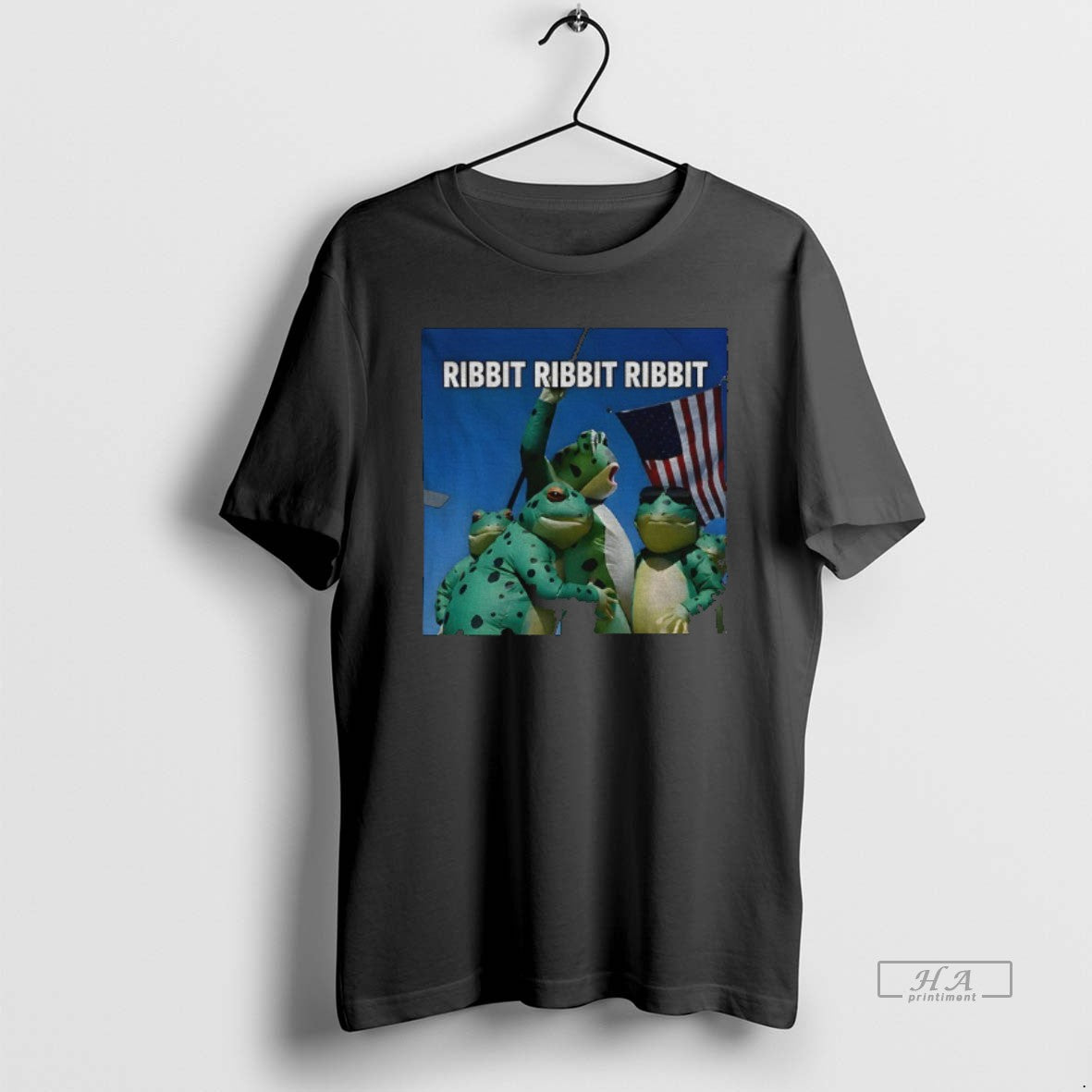 Official Portland Frog Ribbit Ribbit Ribbit Resist American Flag Frog Gift