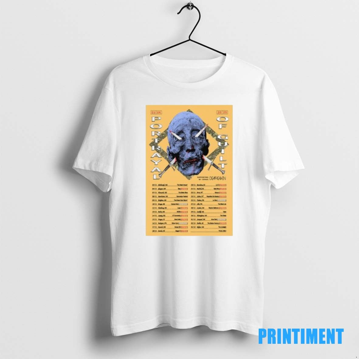 Official Portrayal Of Guilt Europe Uk 2025 Tee Sweater
