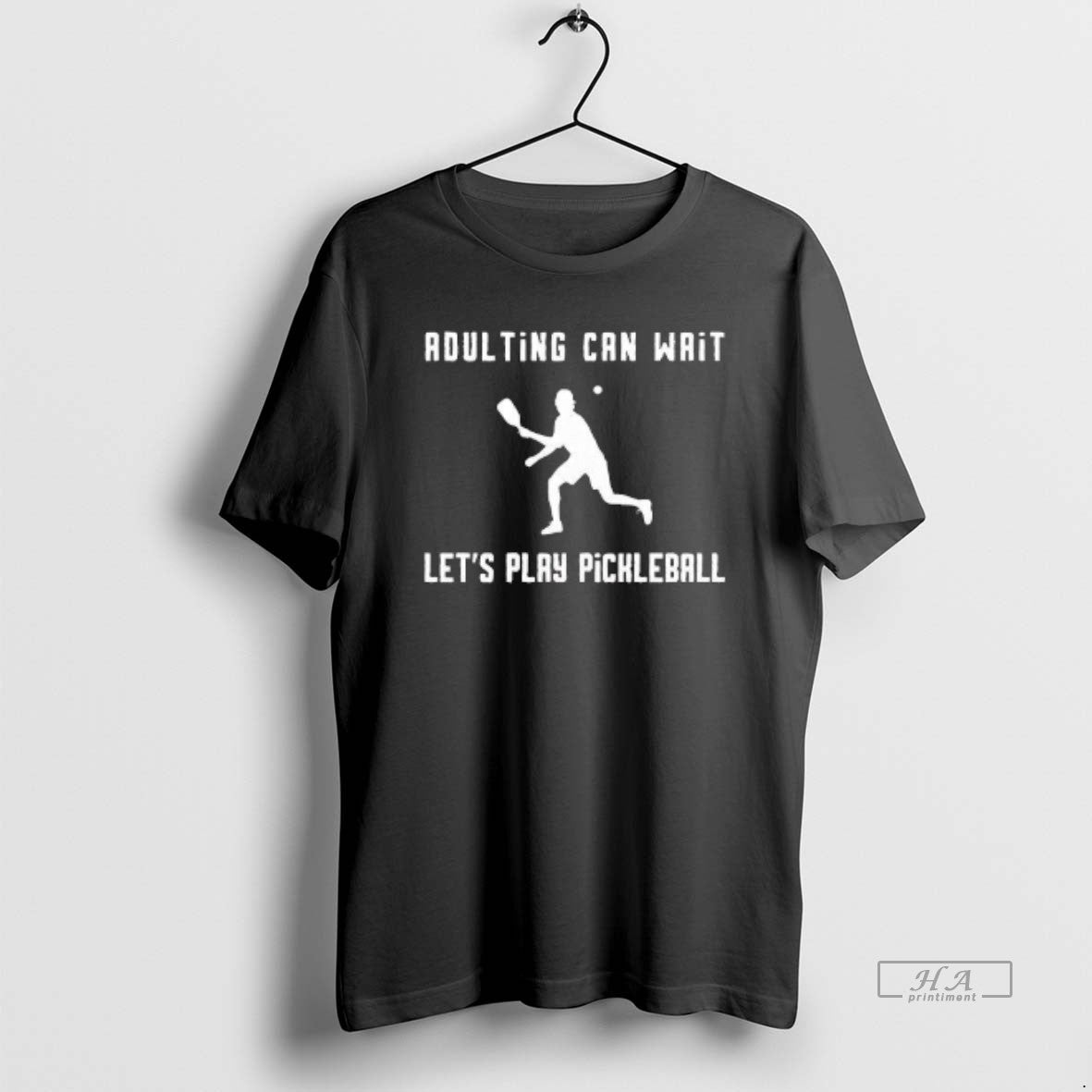 Official Premium Adulting Can Wait Lets Play Pickleball