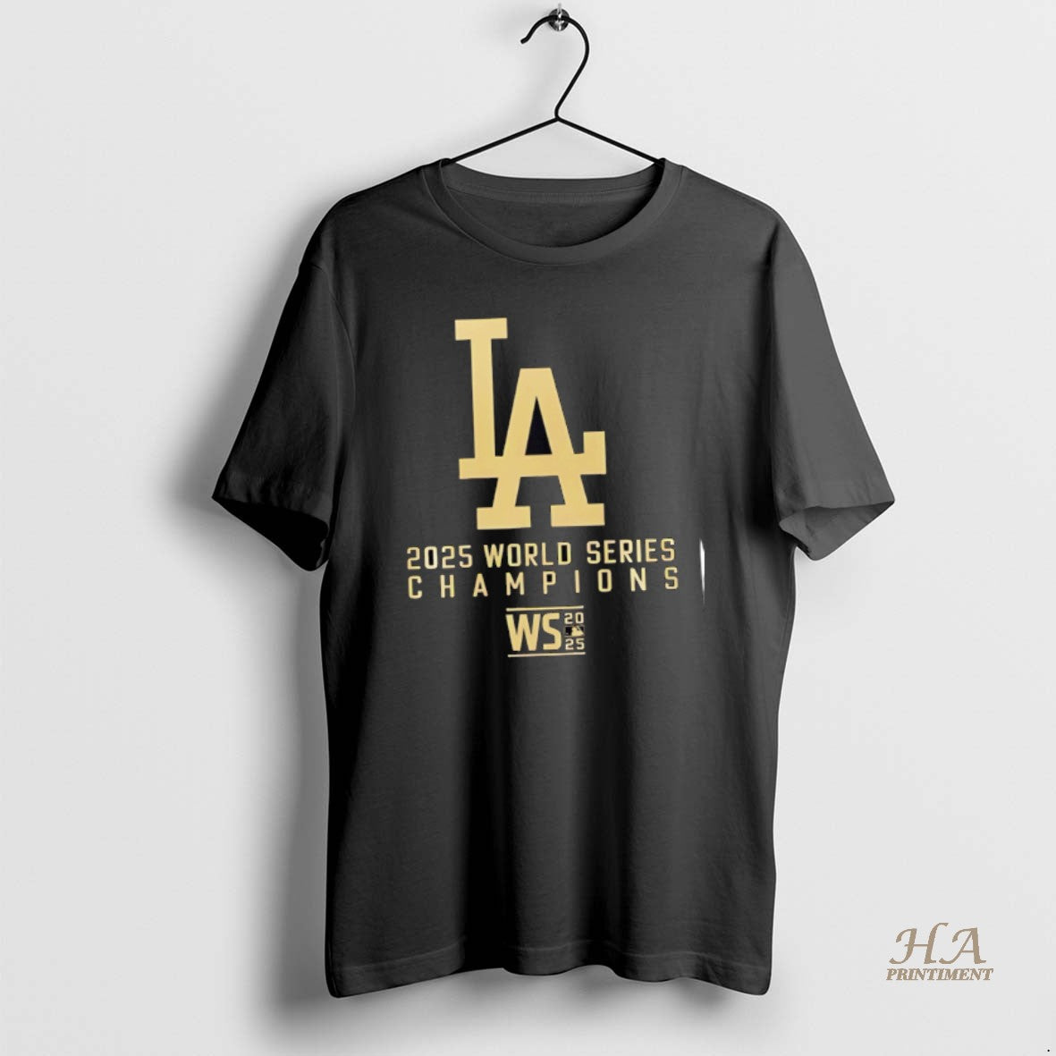 Official Premium Los Angeles Dodgers 2024 2025 9 Time World Series Champions Black