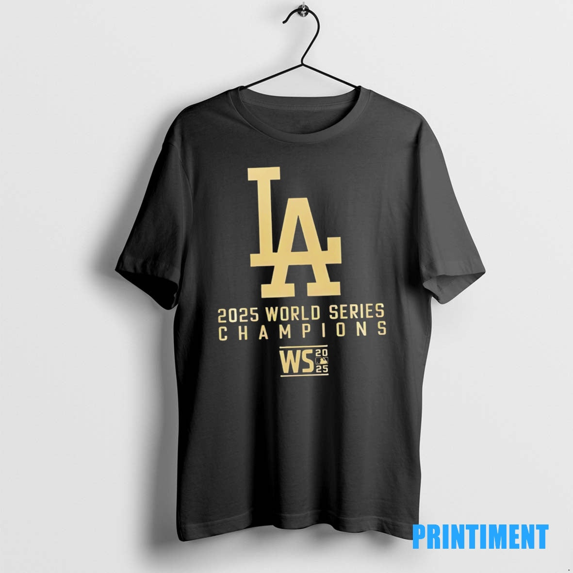 Official Premium Los Angeles Dodgers 2024 2025 9 Time World Series Champions Black Tee Sweater