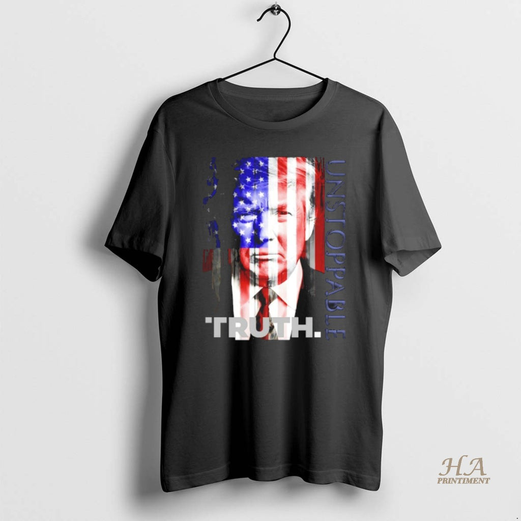 Official President Trump Unstoppable Truth American Flag