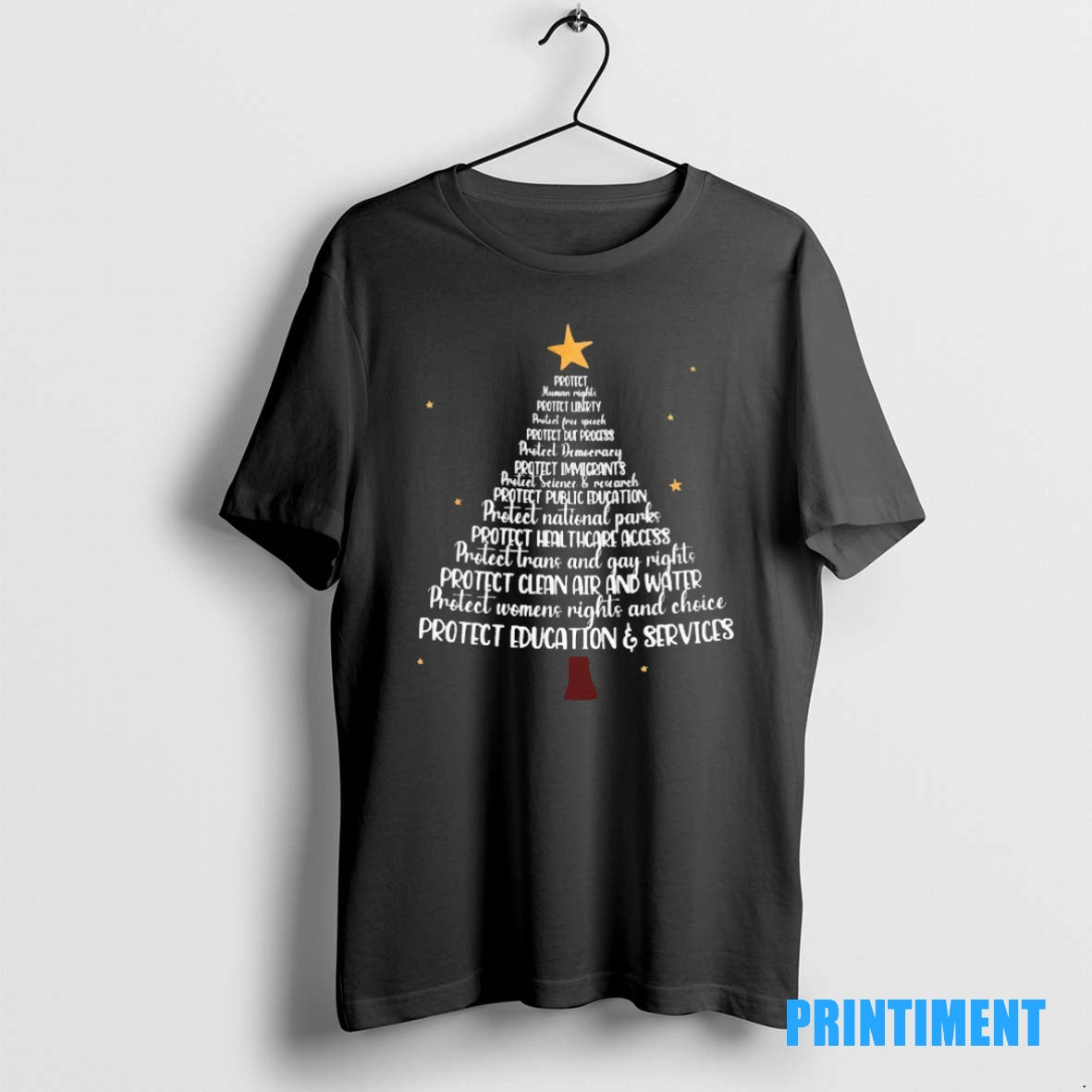 Official Protect Education And Services Christmas Tree Tee Sweater