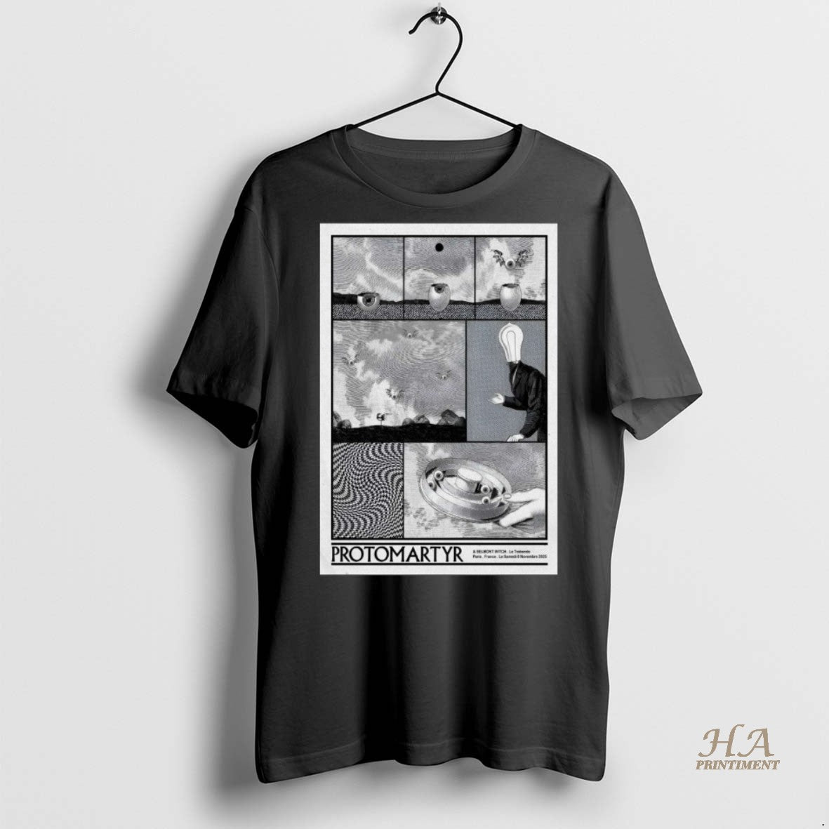 Official Protomartyr Nov 8 2025 Pitchfork Music Festival Paris Shirt