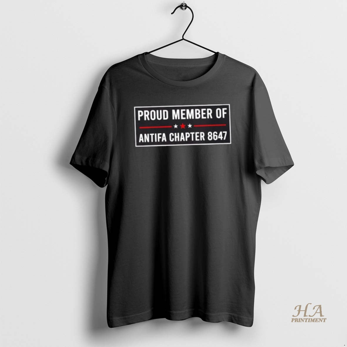 Official Proud Member Of Antifa Chapter 8647 Stars