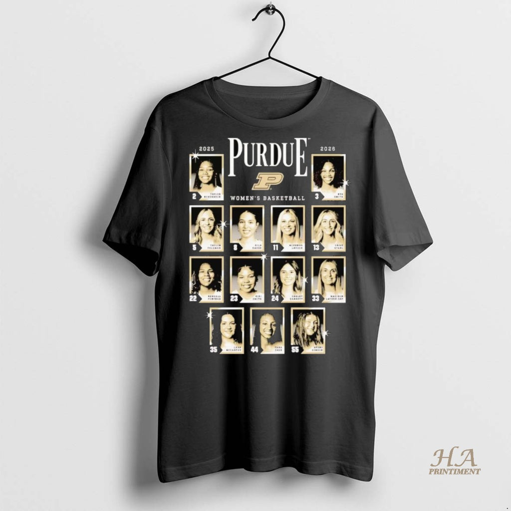 Official Purdue Boilermakers Womens Basketball Team 2026 Shirt