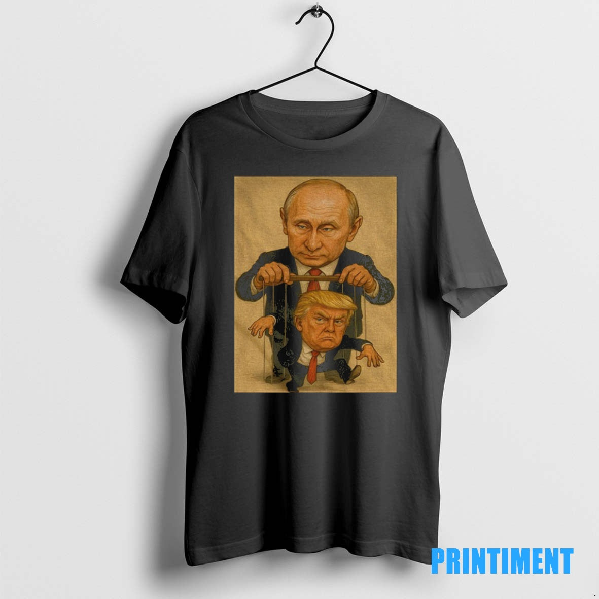 Official Putins Puppet Donald Trump Anti Trump Political Vintage Tee Sweater