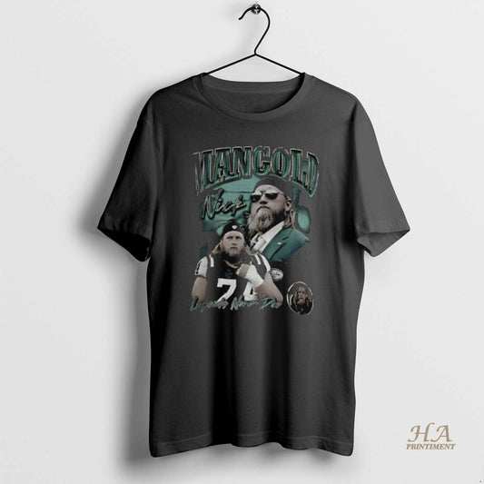 Official Rip Nick Mangold 74 New York Jets Tribute Football Memorial Legend Player 1984 2025