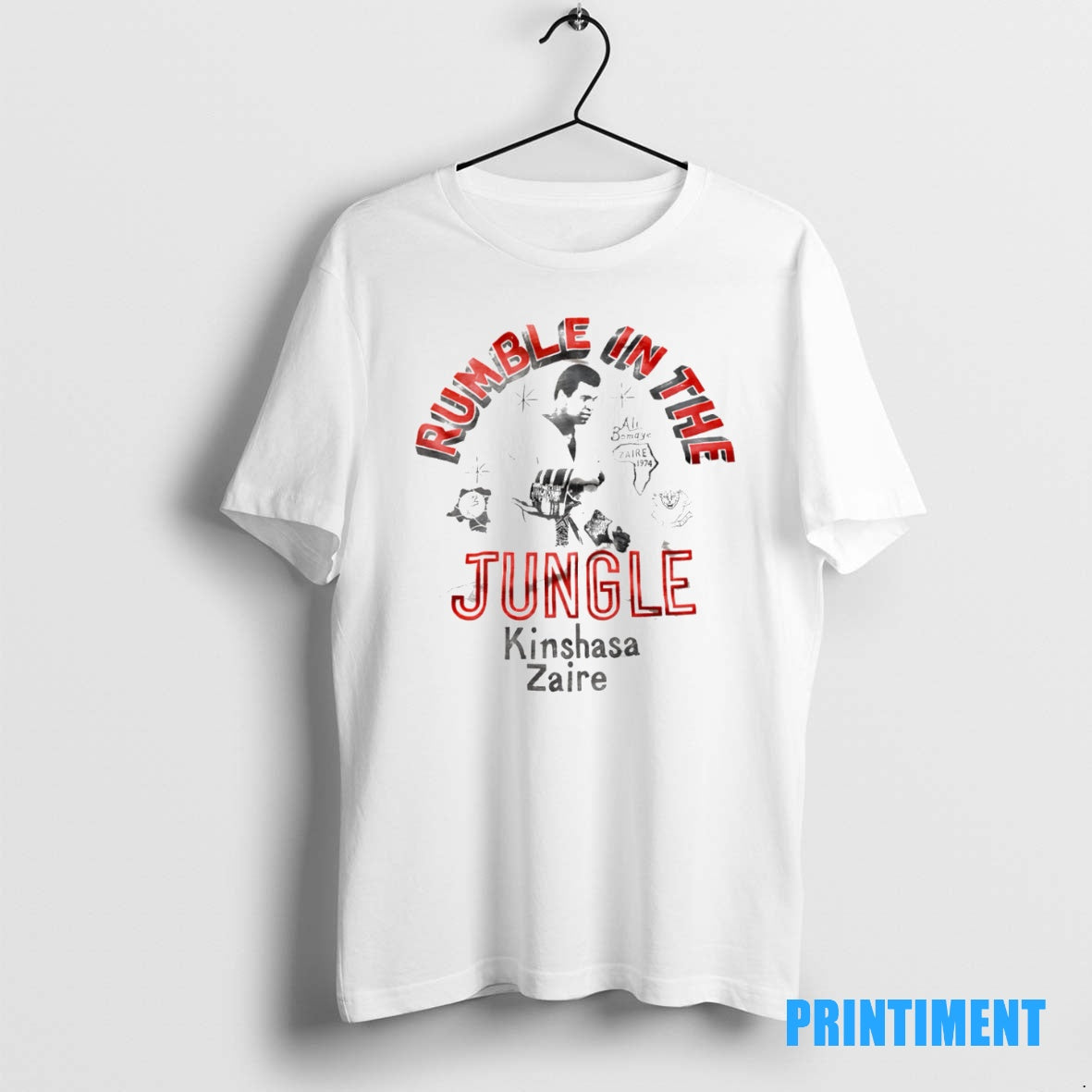 Official Rof X Rumble In The Jungle Kinshasa Zaire Tee Sweater
