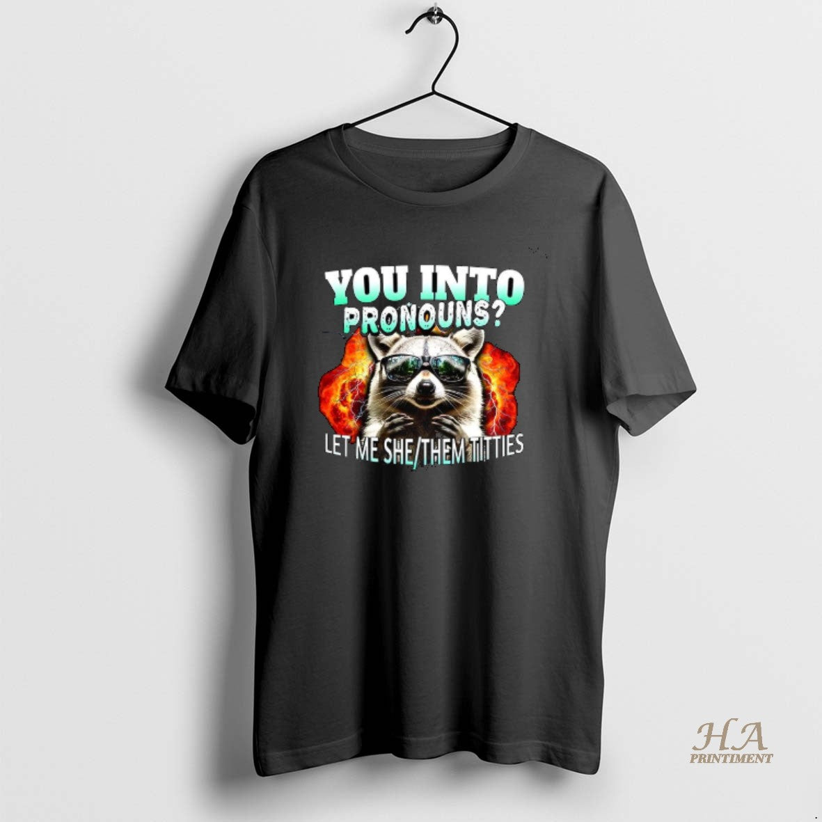 Official Raccoon Galsses You Into Pronouns Let Me She Them Titties