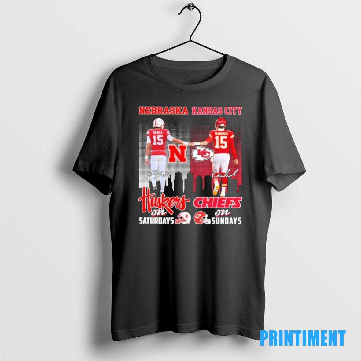 Official Raiola Nebraska On Saturdays And Mahomes Chiefs On Sundays Tee Sweater