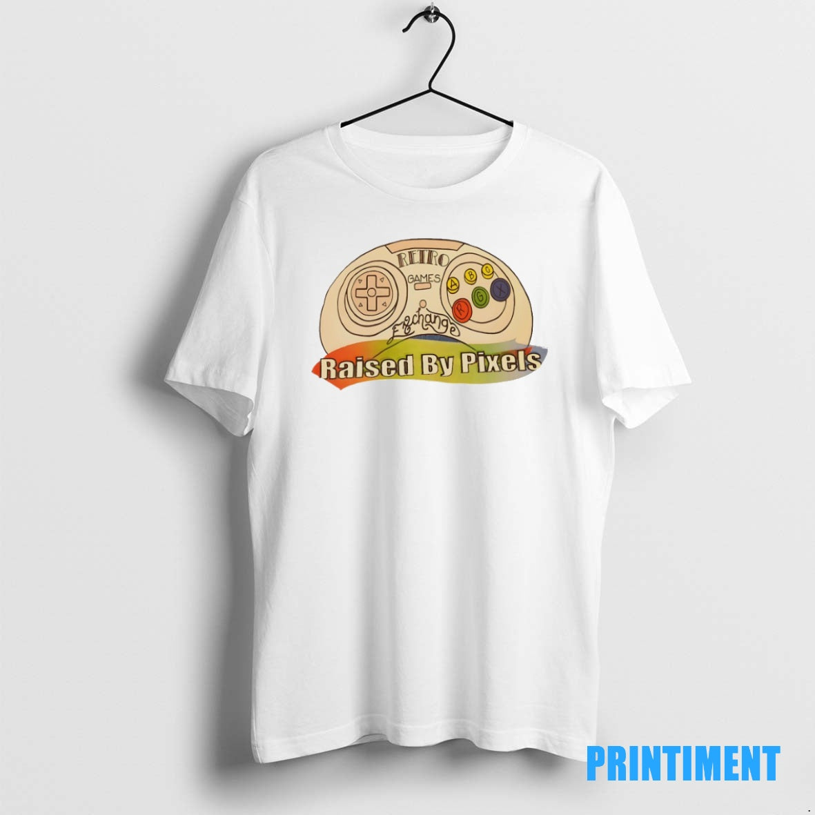 Official Raised By Pixels Retro Tee Sweater