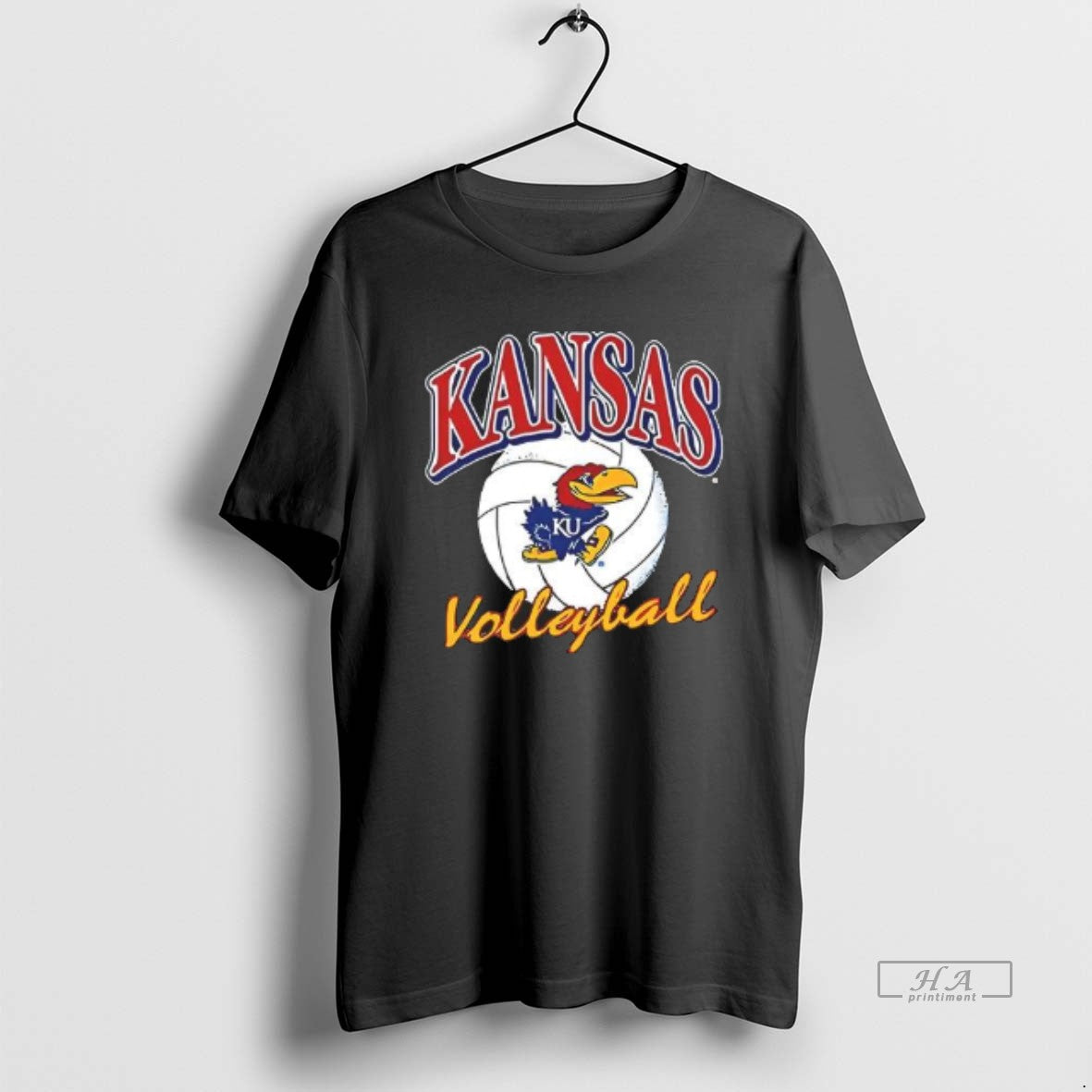 Official Rally Kansas Jayhawks Womens Volleyball Logo