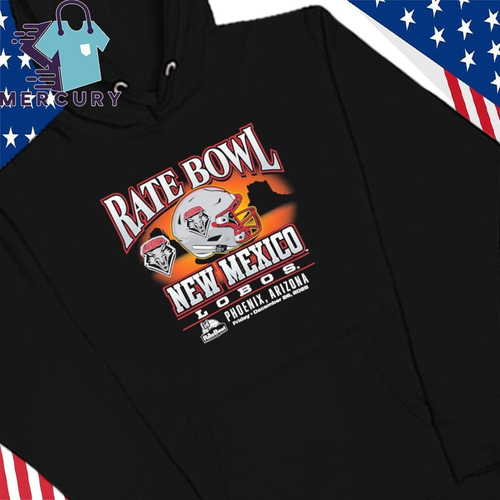 Rate Bowl 2025 New Mexico Lobos Horizon Helmet Shirt
