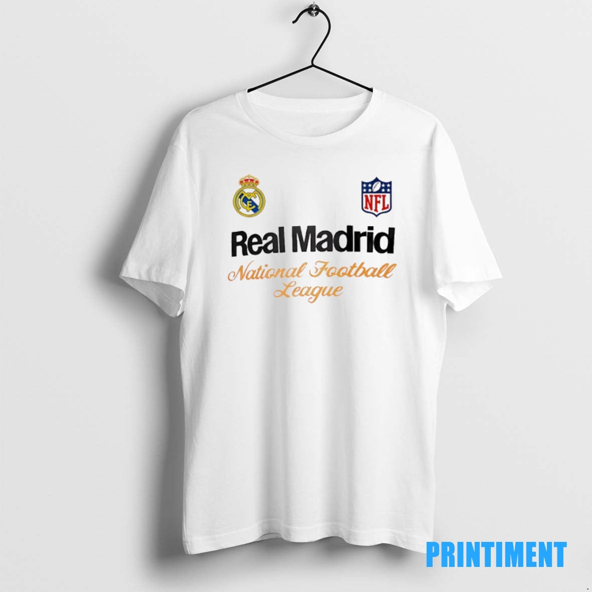 Official Real Madrid National Football League Logo Tee Sweater