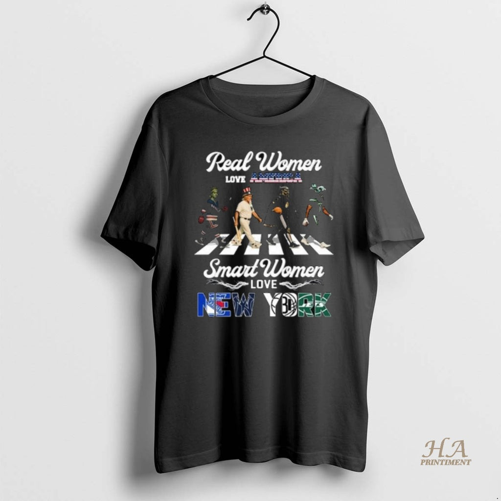 Official Real Women Love America Smart Women Love New York City Sports Rangers Yankees Nets