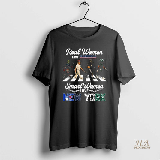 Official Real Women Love America Smart Women Love New York City Sports Rangers Yankees Nets