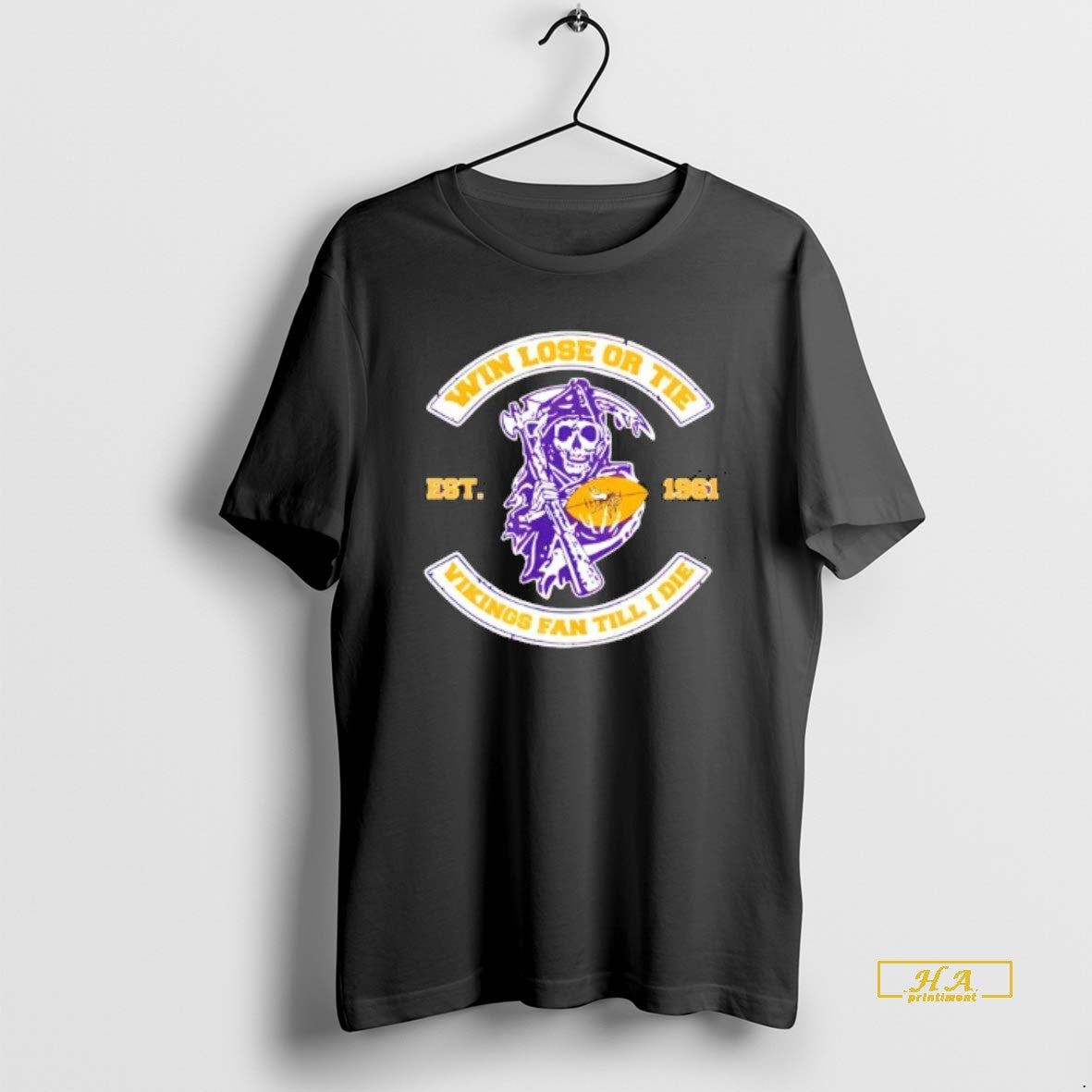Official Reaper Win Lose Or Tie Minnesota Vikings Fan Till I Die