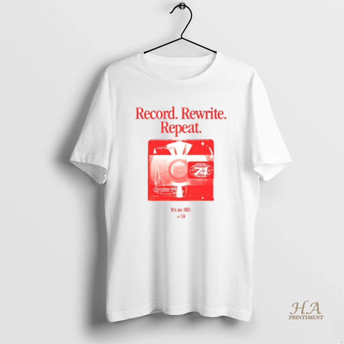 Official Record Rewrite Repeat Its An Md Ceramic Ceramic And Classic Dad Cap