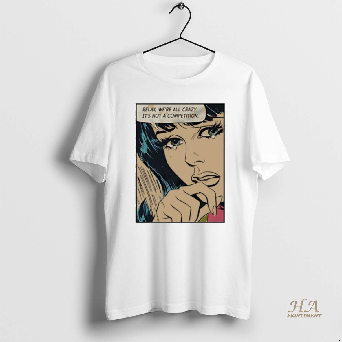 Official Relax Were All Crazy Its Not A Competition Retro