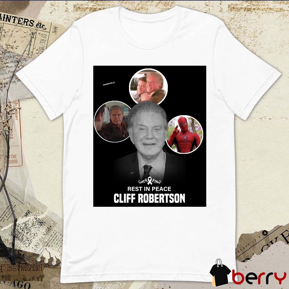 Rest In peace Cliff Robertson Anime Feels Poster t-shirt