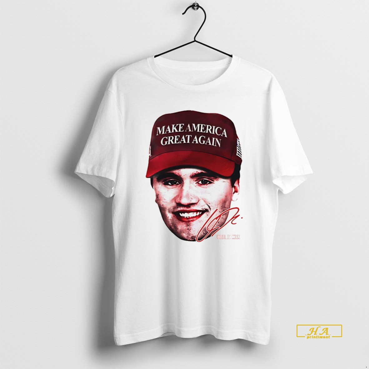 Official Rest In Peace Charlie Kirk Make America Graet Again White