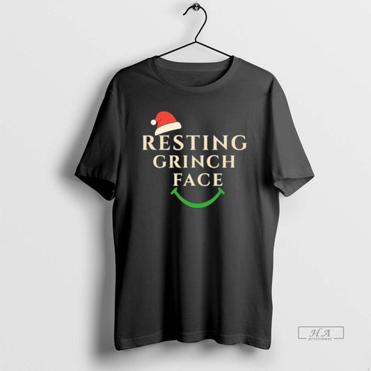 Official Resting Grinch Face Christmas
