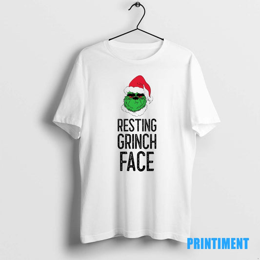 Official Resting Grinch Face Christmas Tee Sweater