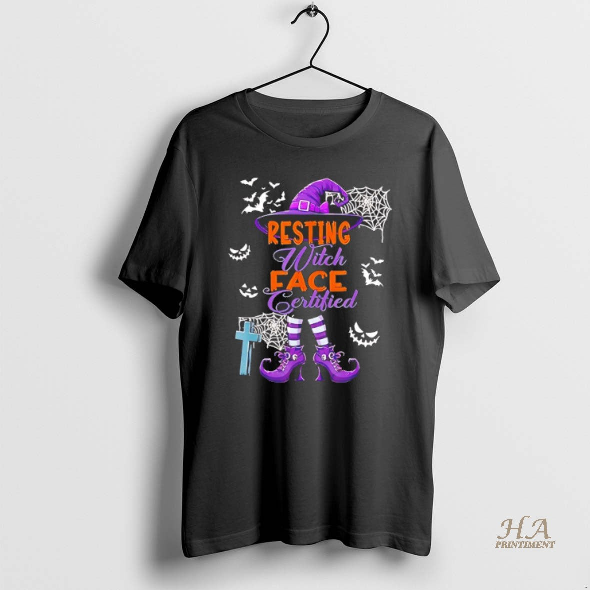 Official Resting With Face Certified Halloween
