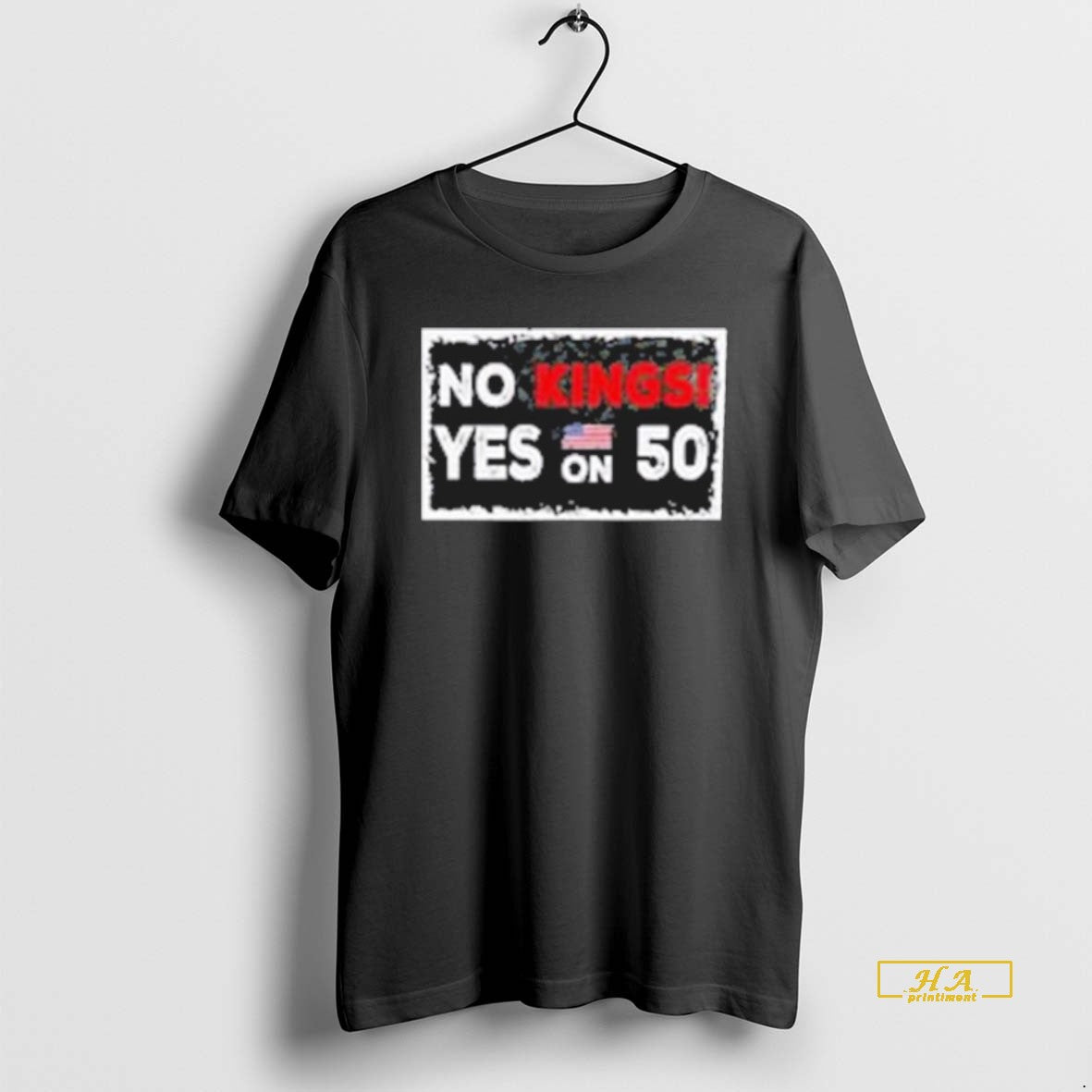 Official Retro No Kings Yes On 50