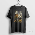 Official Retro Tis The Season Skeleton Pumpkin Ghost Halloween