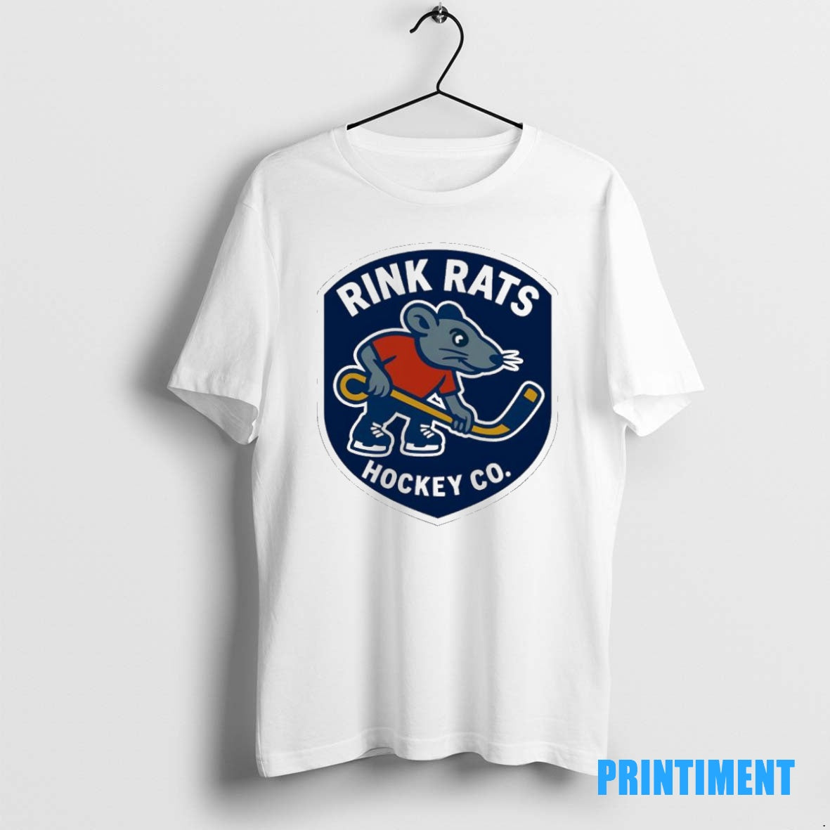 Official Rink Rats Hockey Logo Tee Sweater
