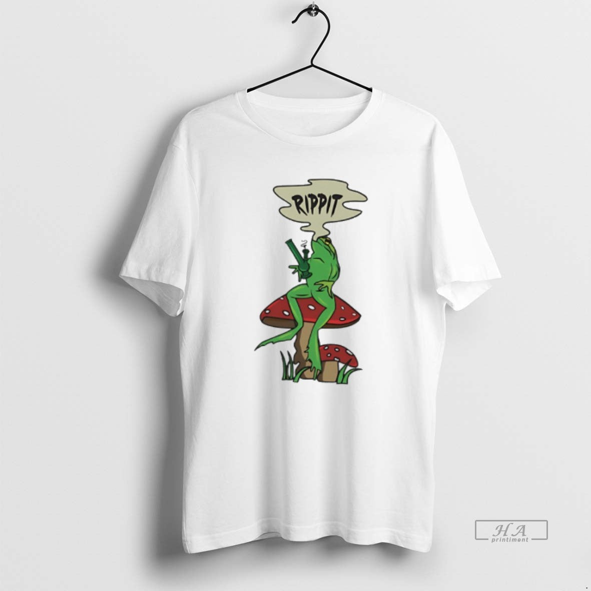 Official Rippit Frog Smoking Weed