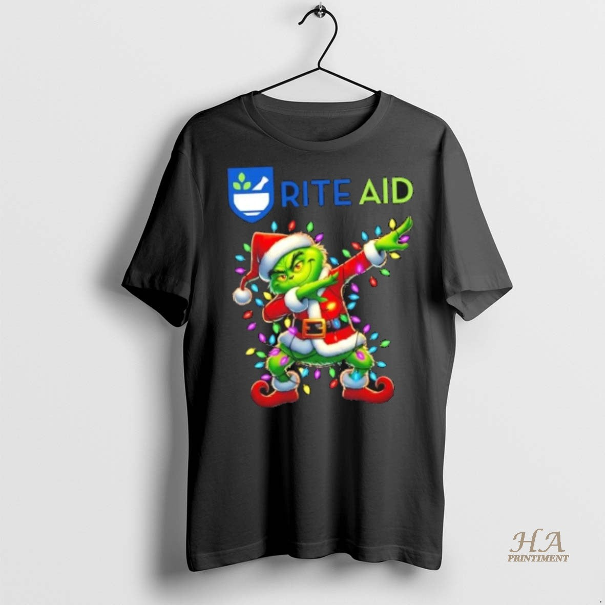 Official Rite Aid Grinch Dabbing Merry Christmas Shirt