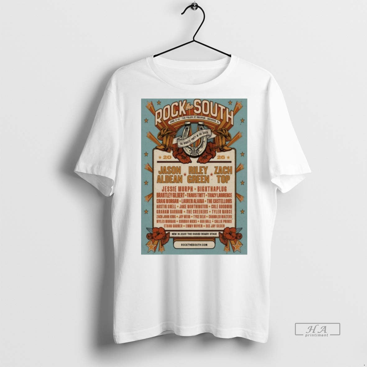 Official Rock The South Jun 11 13 2026 Decatur Event Shirt