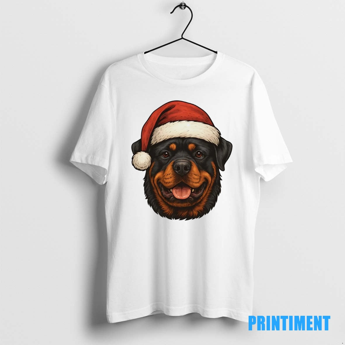 Official Rottweiler Face Christmas Tee Sweater
