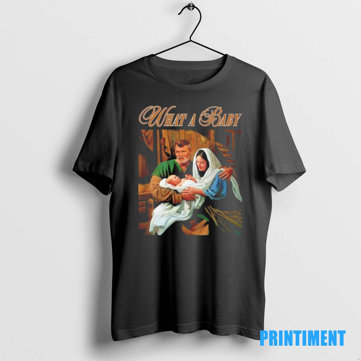 Official Roy Keane What A Baby Christmas Tee Sweater