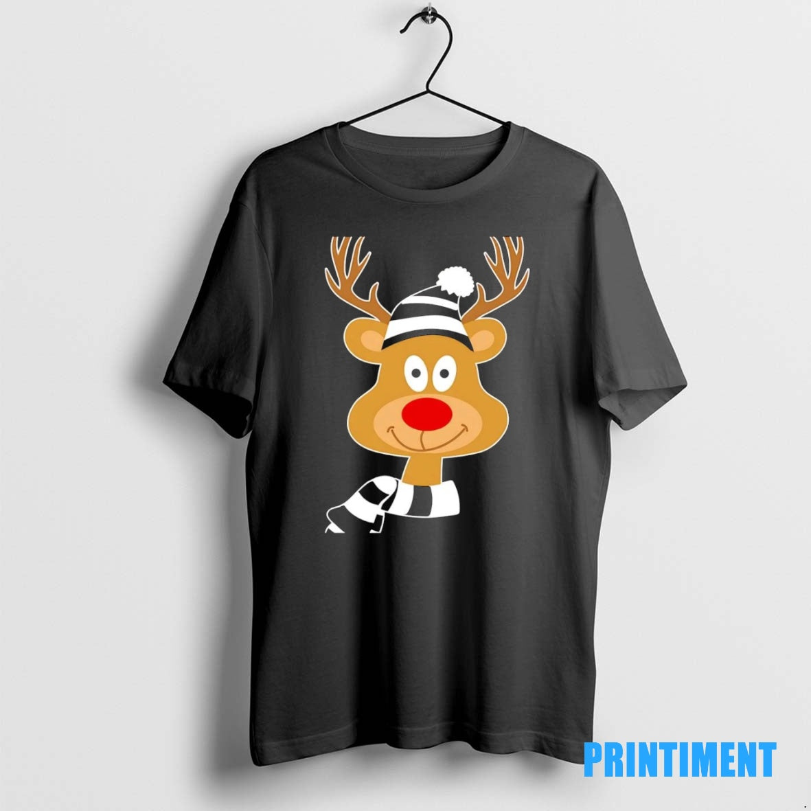 Official Rudolph The Red Nose Newcastle Fan Christmas Tee Sweater