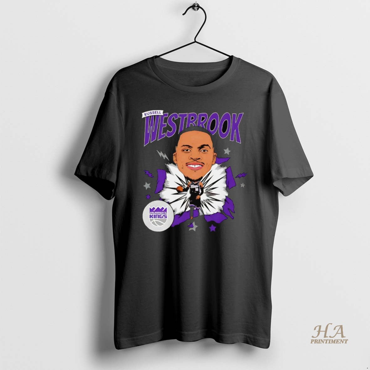Official Russell Westbrook Caricature Sacramento Kings