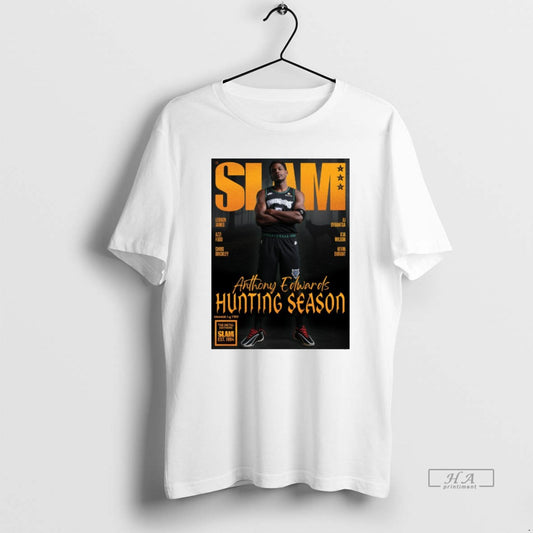 Official Slam 259 Anthony Edwards Minnesota Timberwolves Basketball Magazine Hunting Season