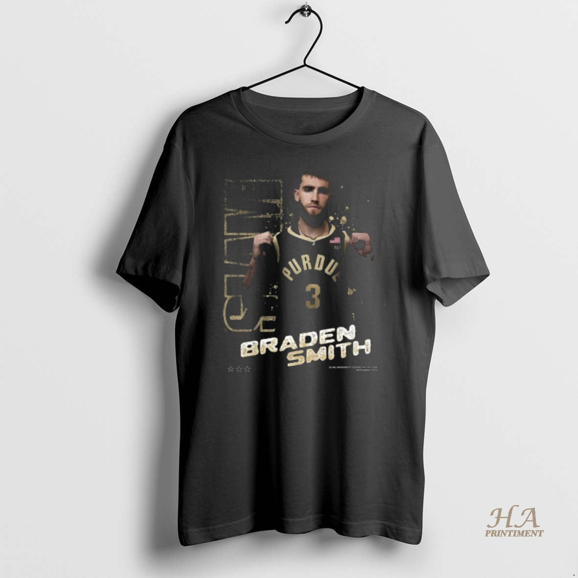 Official Slam U Braden Smith Gold Remix Purdue Boilermakers 2025