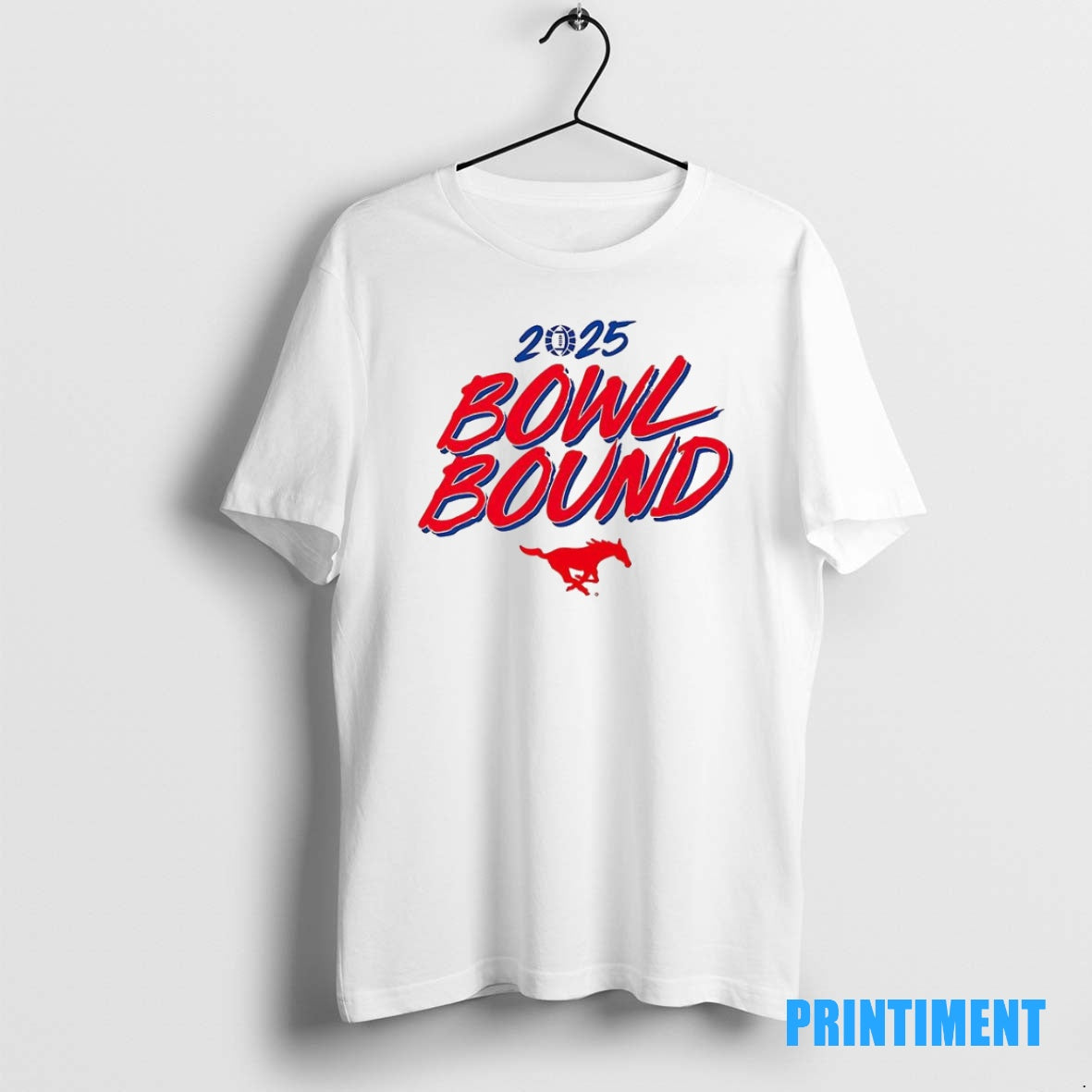 Official Smu Mustangs Football 2025 Bowl Bound Tee Sweater