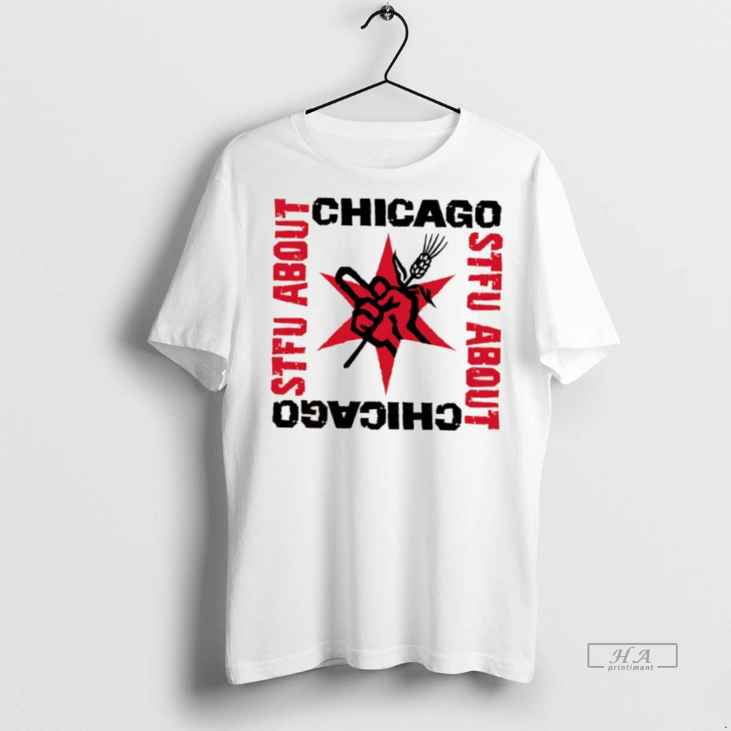 Official Stfu About Chicago Revolution Brewing Logo Graphic Shirt