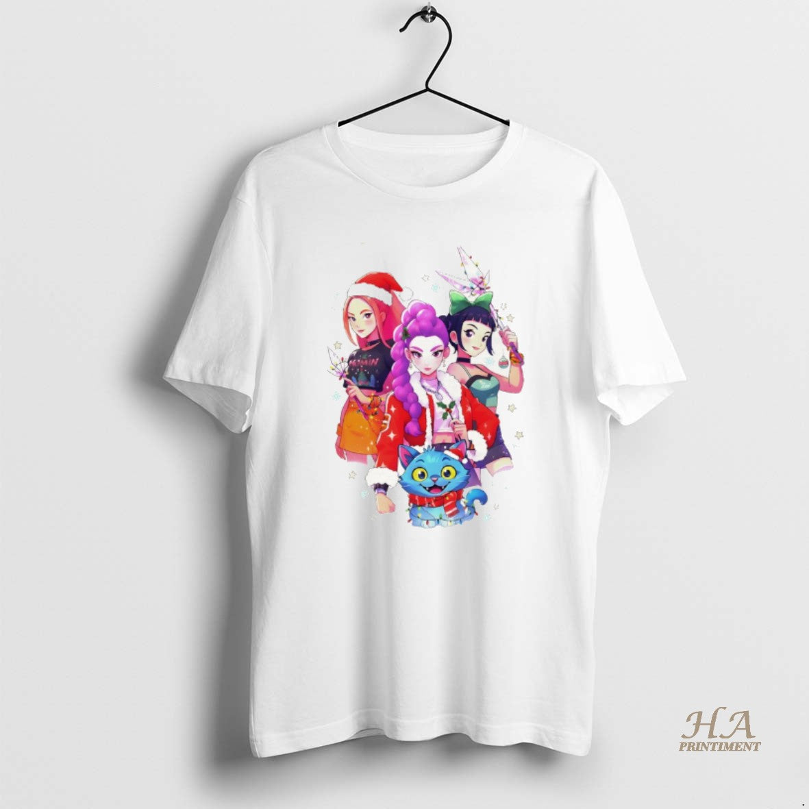 Official Saja Girls Christmas Anime Lover Kpop Huntrix Christmas