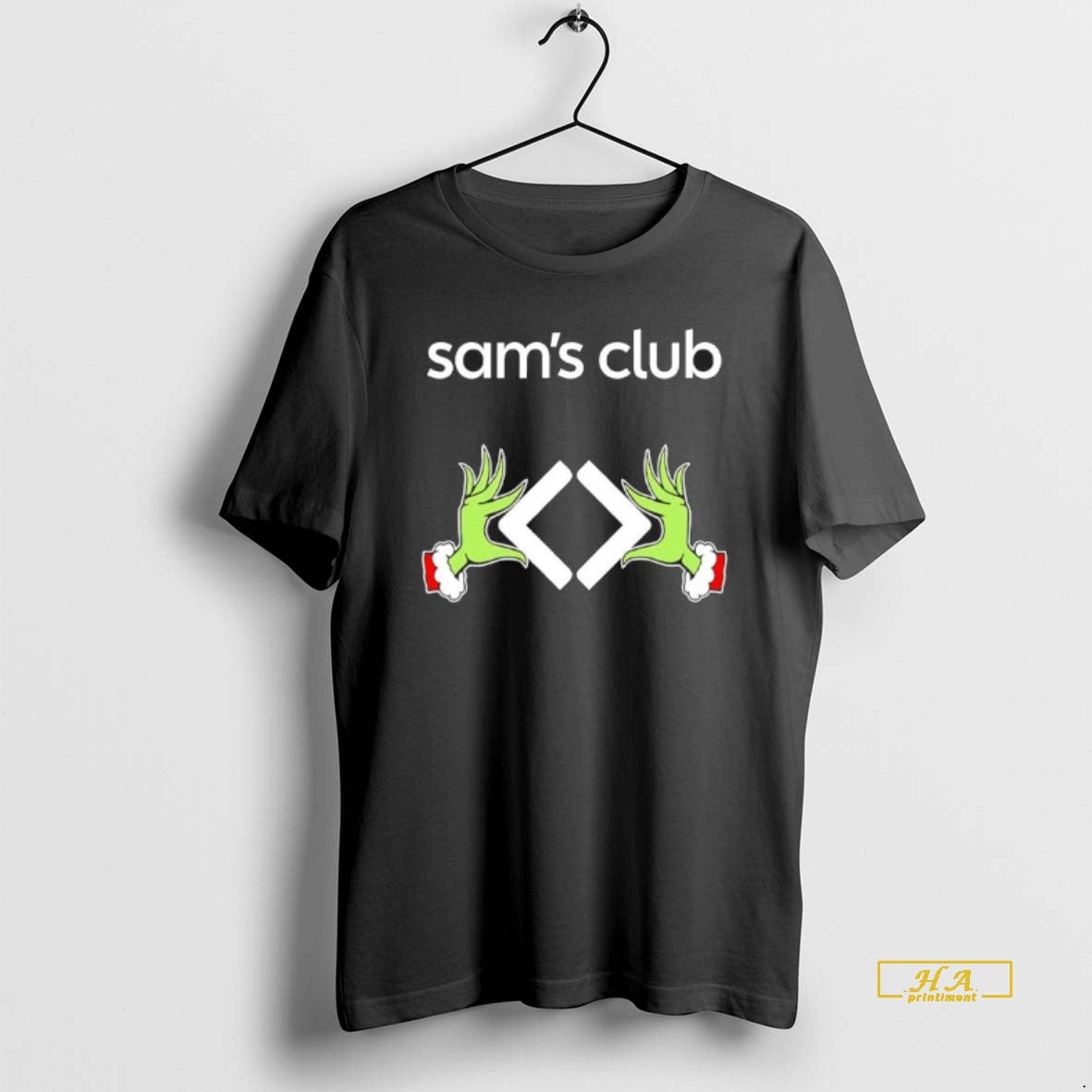 Official Sams Clubs X Grinch Hands Merry Christmas